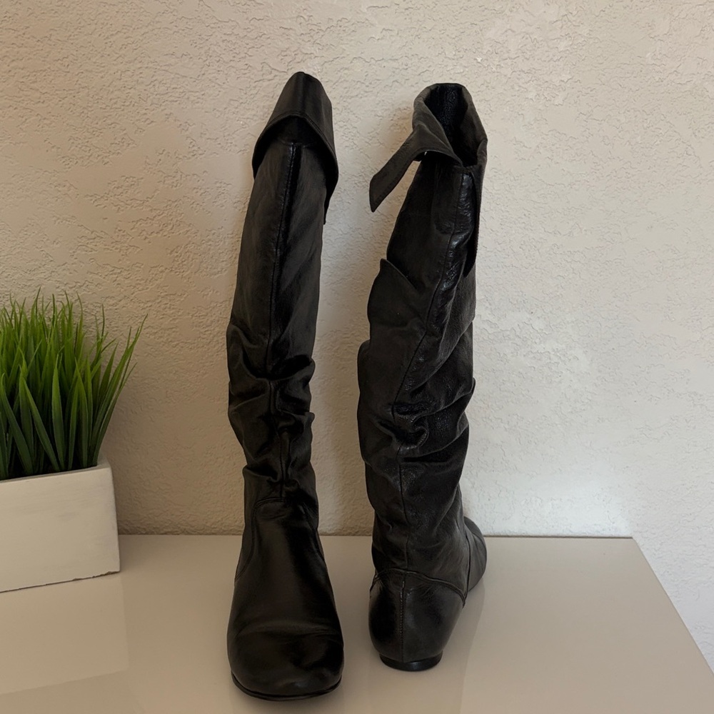 Elegant Black Over the Knee Boots